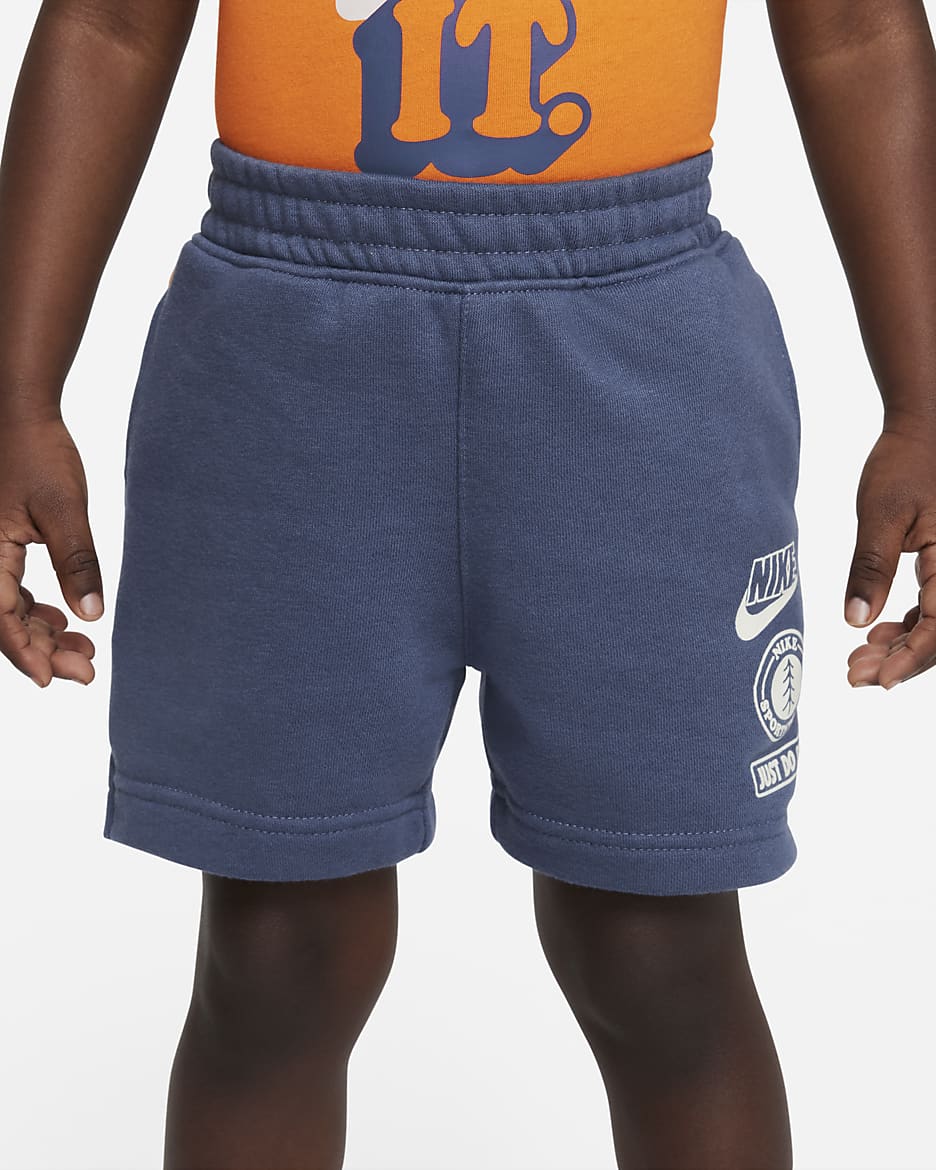 Nike Sportswear Leave No Trace French Terry Taping Shorts Toddler Shorts. Nike JP